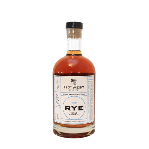 117 West Cask Strength Rye Malt Whiskey 750mL