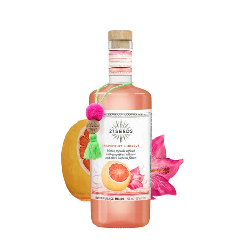 21 Seeds Grapefruit Hibiscus Tequila 750mL