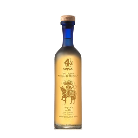 4 Copas Tequila Anejo 750mL