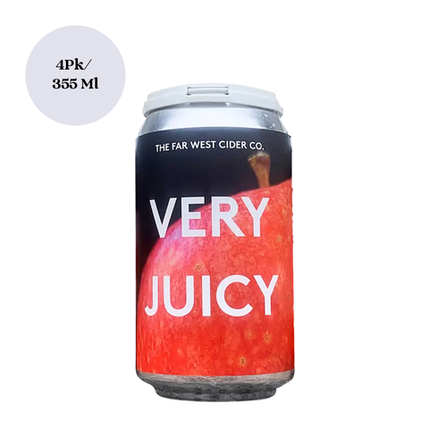 Far West Cider Co. Very Juicy Cider 4pk 355ml Cans