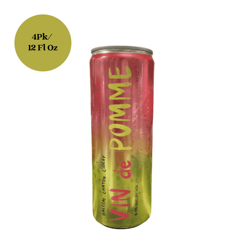 Balcom Canyon Cidery Vin de Pomme 4pk 12 fl oz Cans