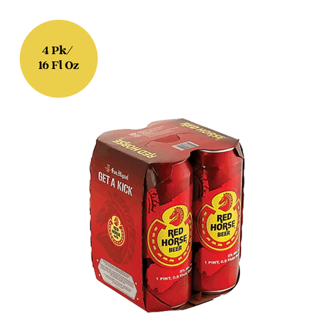 San Miguel Red Horse Beer 4pk 16oz Cans