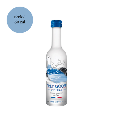 Grey Goose Vodka 12pk 50 ml Shots