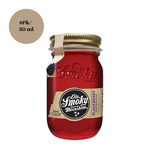 Ole Smoky Moonshine Mini Blackberry Moonshine 6pk 50mL Shots
