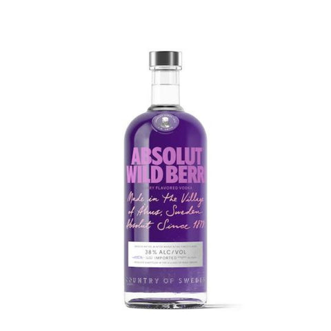 Absolut Wild Berry Vodka 750mL