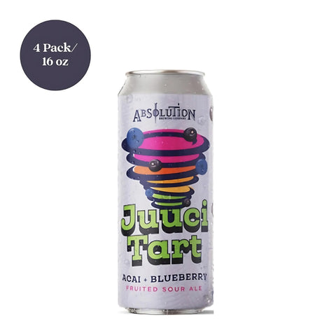 Absolution Juuci Tart Acai + Blueberry Fruited Sour Ale 16 fl oz Can