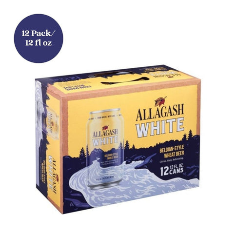 Allagash White Belgian Style Wheat Beer 12pk 12 fl oz Cans
