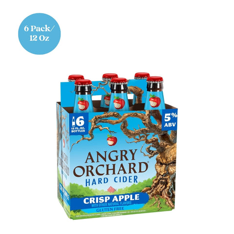 Angry Orchard Crisp Apple Hard Cider 6pk 12 fl oz