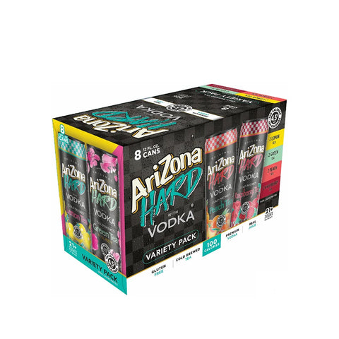 Arizona Hard Vodka Variety Pack 8pk 12oz Cans