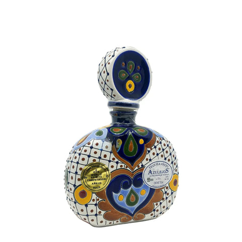 Azulejos Añejo Ultra Premium Tequila 750mL (Ceramic Multicolor)
