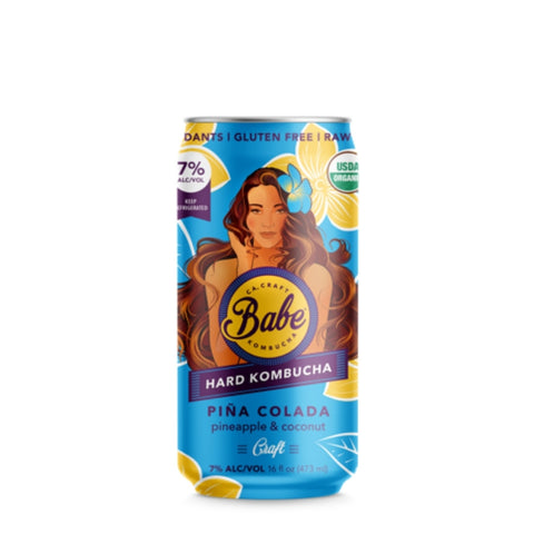 Babe Hard Kombucha Pina Colada 6pk 12 fl oz