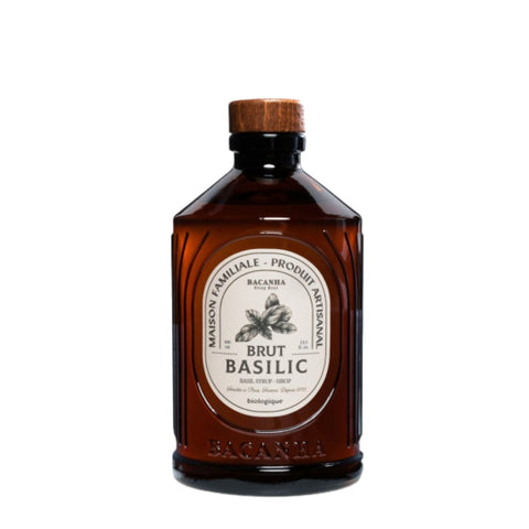 Bacanha Brut Basilic Syrup Mixers 400mL