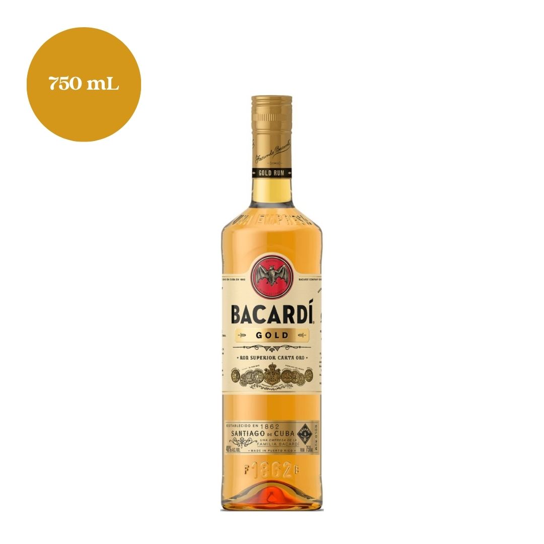 Bacardi Gold Rum 750mL