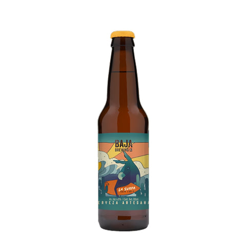 Baja Brewing Co La Surfa Baja Lager 12 fl oz