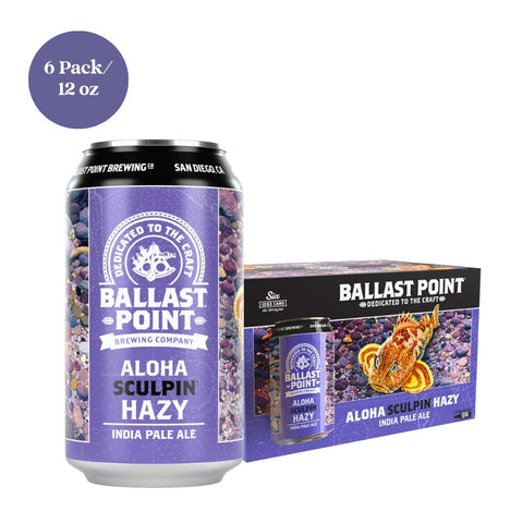 Ballast Point Sculpin Aloha Hazy IPA Beer 6pk 12 fl oz