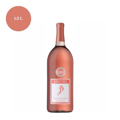 Barefoot Pink Moscato 1.5L