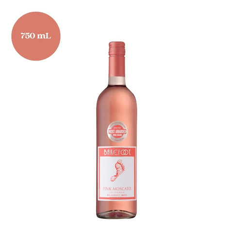 Barefoot Pink Moscato 750mL