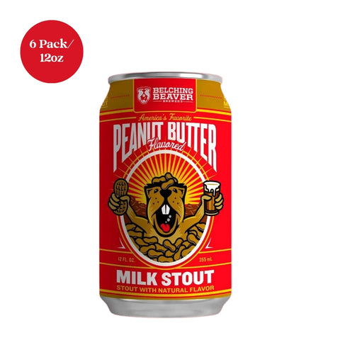 Belching Beaver Peanut Butter Milk Stout 12 fl oz 6pk