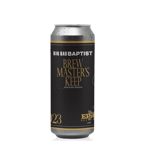 Big Bad Baptist Brew Masters Keep Stout Beer 16 fl oz Single