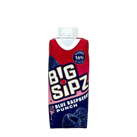 Big Sipz Blue Raspberry Punch RTD Cocktail 12 fl oz