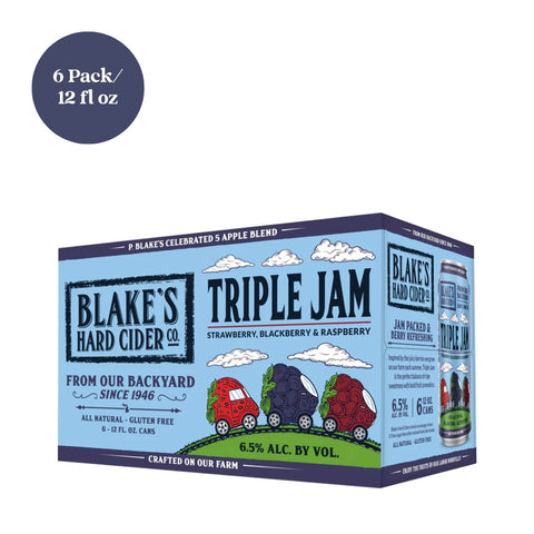 Blake's Hard Cider Triple Jam Hard Cider 6pk 12 fl oz