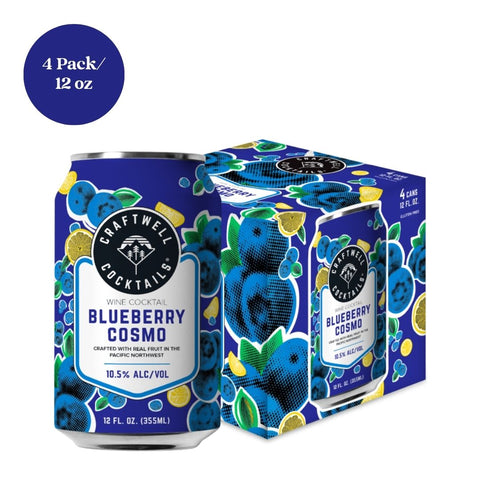 Blueberry Cosmo RTD Cocktail 4pk 12 fl oz can