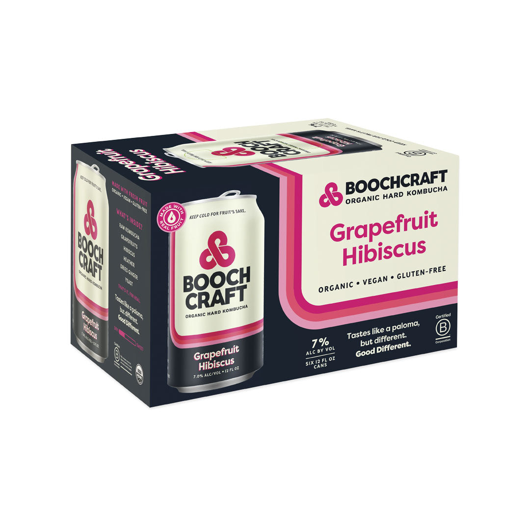 Booch Craft Raspberry Mule Seasonal Release Hard Kombucha 6pk 12oz Can ...