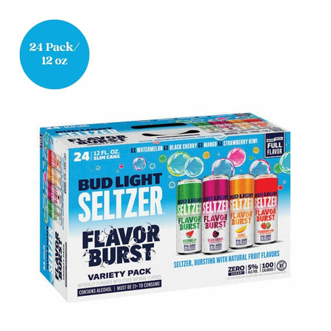 Bud Light Hard Seltzer Variety Pack 24pk 12 fl oz Slim Cans