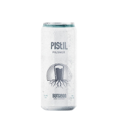 Burgeon Beer Co Pistil Pilsner 4pk 16 fl oz cans