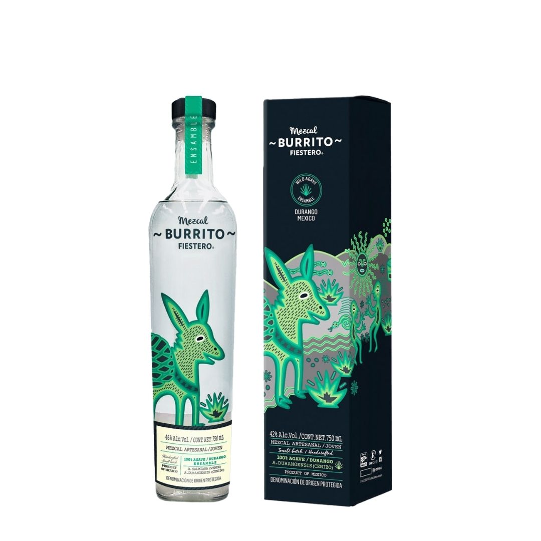 Burrito Fiestero Mezcal Verde Ensamble 750mL