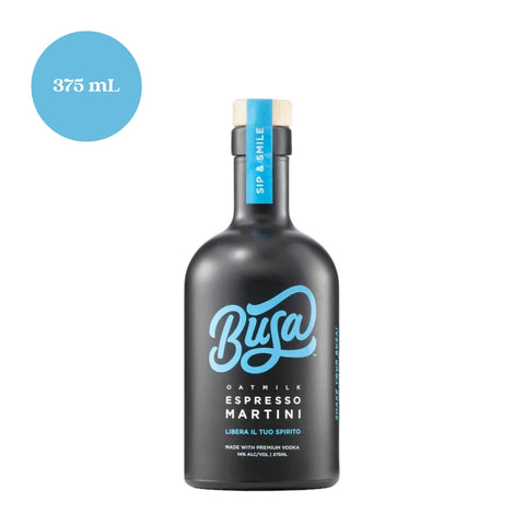 Busa Oat Milk Espresso Martini RTD Cocktail 375mL