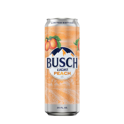 Busch Light Peach Lager 25 fl oz