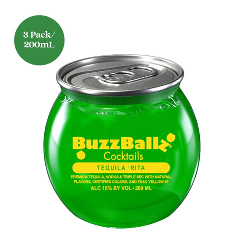 Buzzballz Tequila Rita 3pk 200mL