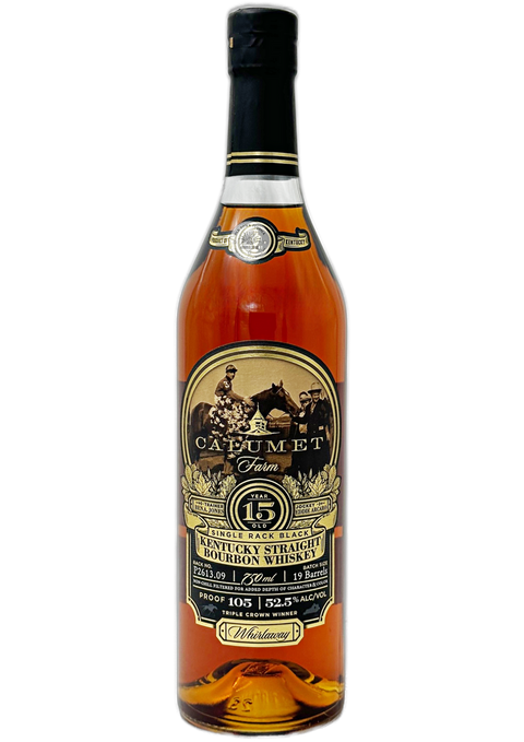 Calumet Farm Single Rack Black 16 Year Kentucky Straight Bourbon 750mL