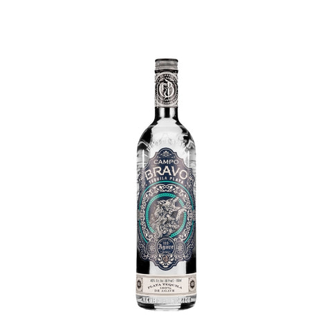 Campo Bravo Tequila Plata Agave Azul 750mL