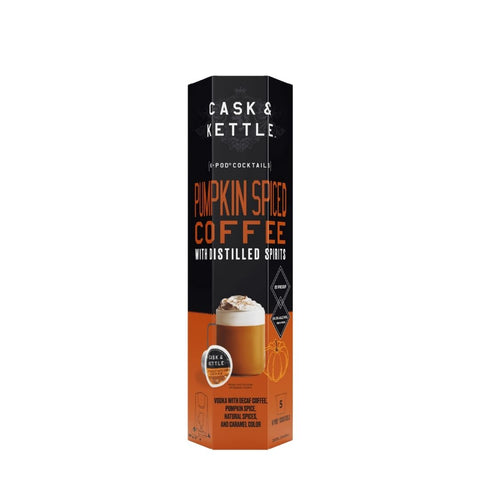 Cask & Kettle Pumpkin Spiced Hard Coffee Pods 81PF 400mL (10 Pods)