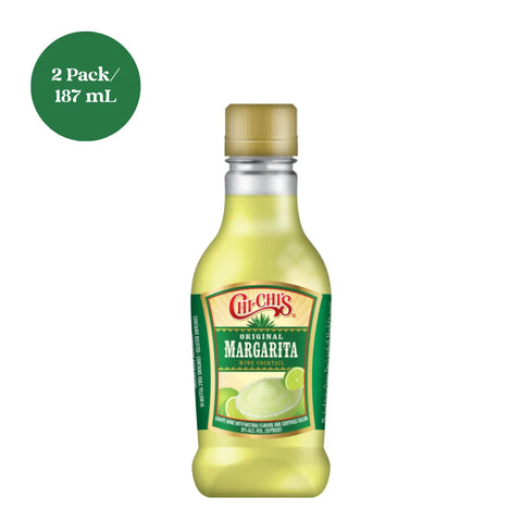 Chi-Chi's Original Margarita Ready to Drink Wine Cocktail 2pk 187mL Mini Plastic Bottles