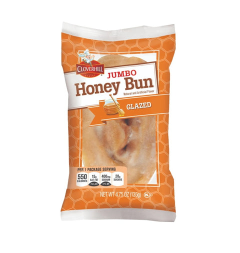 Cloverhill Bakery Jumbo Honey Bun Glazed 4 oz