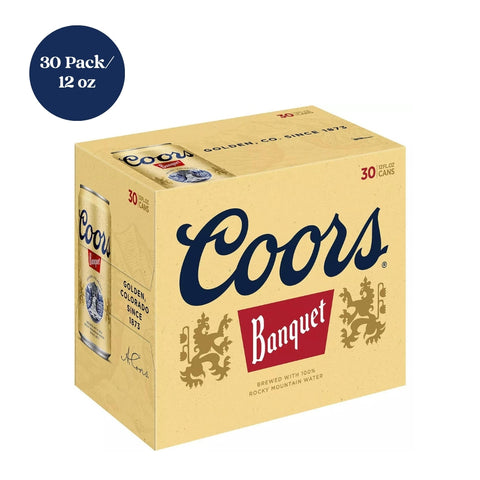 Coors Banquet Beer 30pk 12 fl oz cans