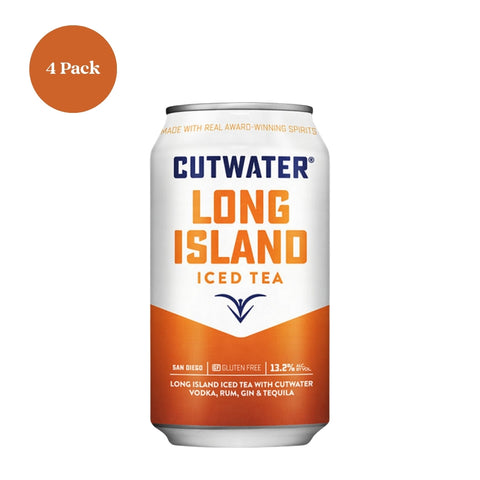 Cutwater Long Island Iced Tea RTD Cocktail 4pk 12 fl oz