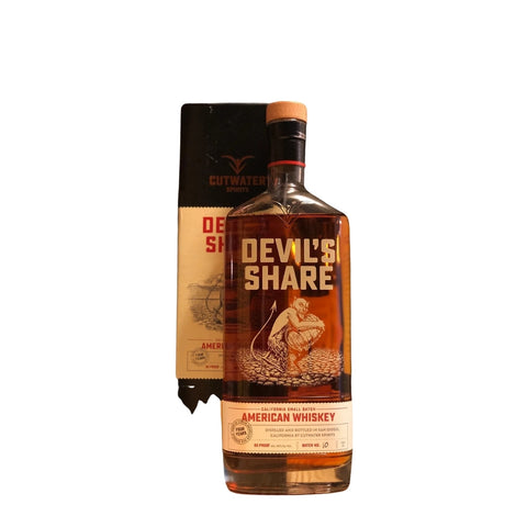 Cutwater Devil's Share 4 Year Old California Small Batch American Whiskey Batch #13 750mL