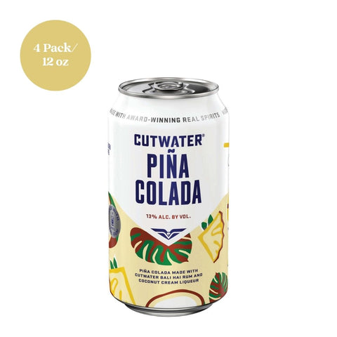 Cutwater Pina Colada RTD Cocktail 4pk 12 fl oz Cans