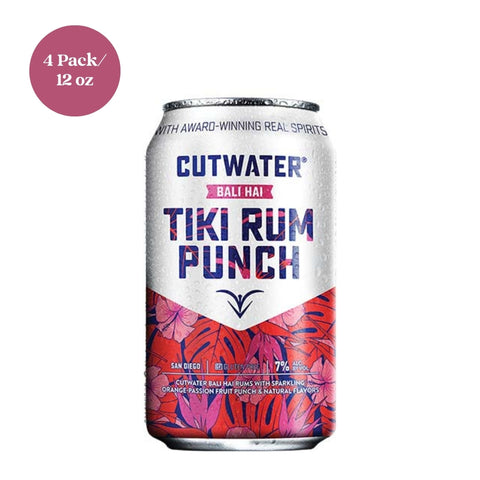 Cutwater Tiki Rum Punch RTD Cocktail 4pk 12 fl oz Can