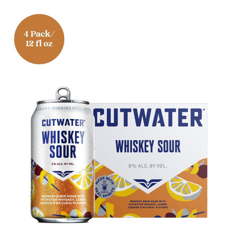 Cutwater Whiskey Sour RTD Cocktail 4pk 12 fl oz