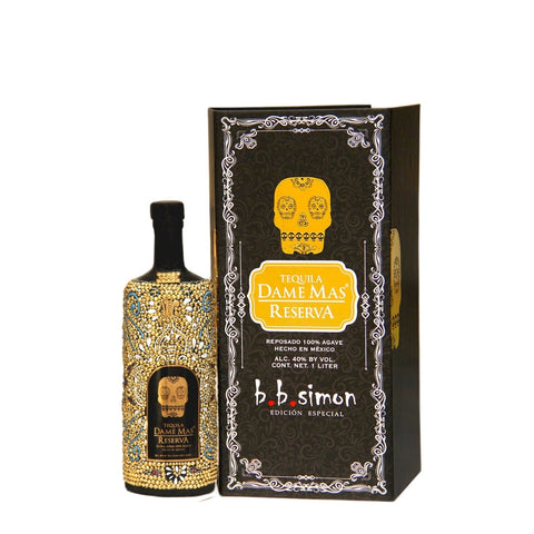 Dame Mas Tequila Extra Añejo B.B. Simon Limited Edition (Gold Bottle) 1L