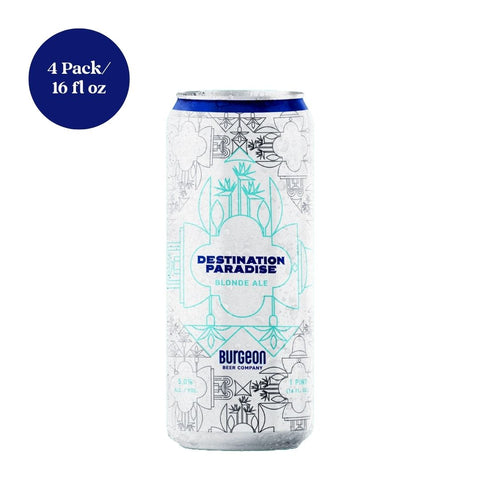 Destination Paradise Blonde Ale Beer 4pk 16 fl oz