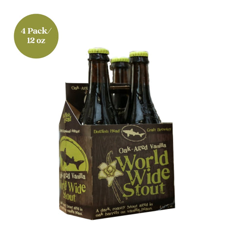 Dogfish World Wide Stout 4pk NR 12 fl oz