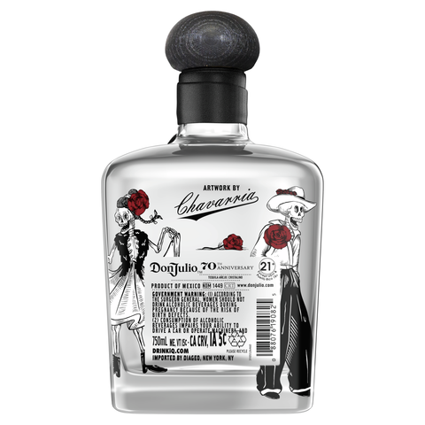 Don Julio 70 Tequila Anejo Cristalino Dia De Los Muertos Designed By Willy Chavarria 750mL 2025