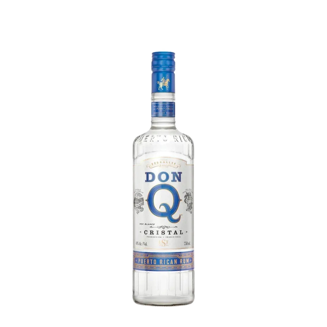 Don Q Cristal Puerto Rican Rum 750mL