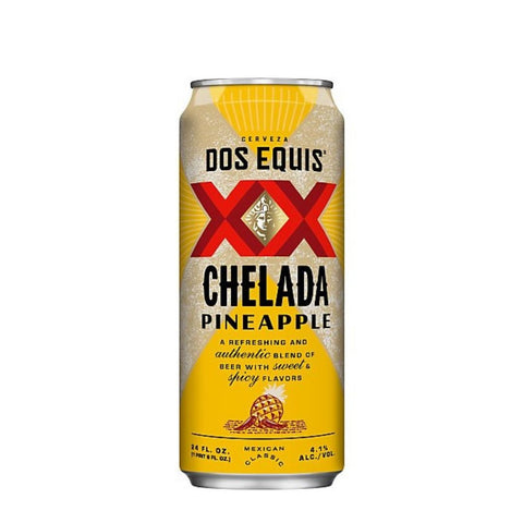 Dos Equis Chelada Pineapple Beer 24 fl oz